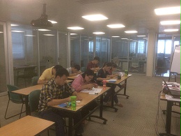 华东钢绳2018年第二批新员工钢丝绳专业知识培训考试正在进行中