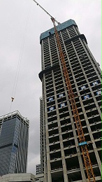华东钢绳客户中建五局施工现场