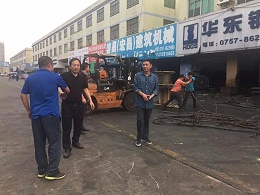 中建三局（深圳）一行四人到华东钢绳访问